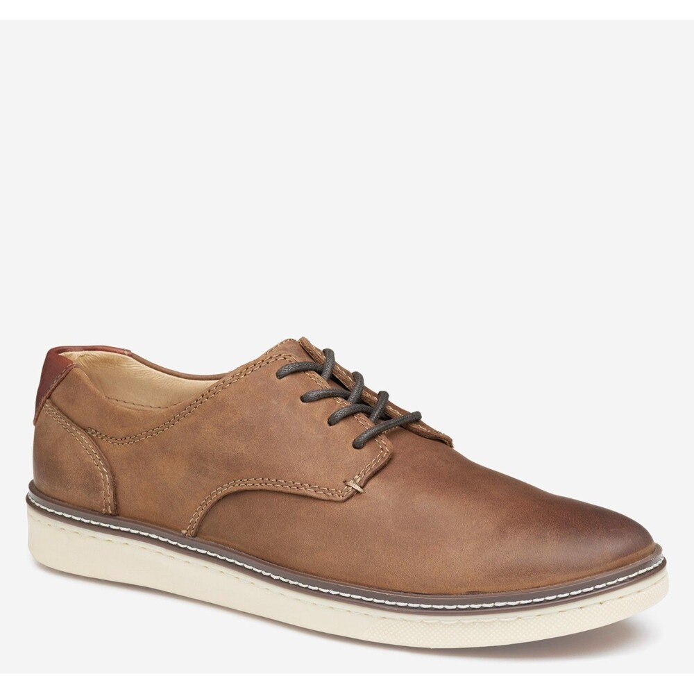 Johnston & Murphy McGuffey Tan Oiled Full Grain Plain Toe Shoes US 9 /UK 8 /EU43